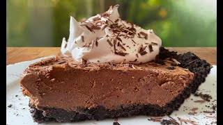 French Silk Pie Stepbystep Recipe [upl. by Eulaliah]