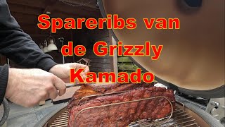 Spareribs licht gerook van de Grizzly Kamado🔥🔥🔥 [upl. by Frazier]