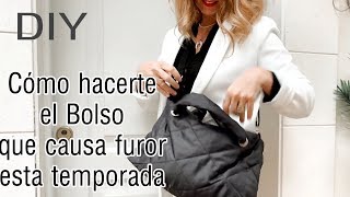 DIY Como hacer el BOLSO ACOLCHADO que está arrasando esta temporadaTote bag con cremallera [upl. by Ah]