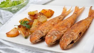 Salmonetes con patatas  Karlos Arguiñano [upl. by Pickford711]