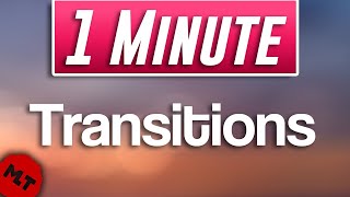 Shotcut  How to Add Transitions Tutorial [upl. by Ahsemik]