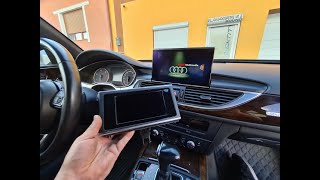 AUDI A6 C7 ANDROID CARPAD TOUCH SCREEN CAMERA MARSARIER HD [upl. by Hansen]