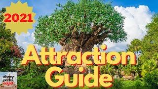 Disneys Animal Kingdom ATTRACTION GUIDE  2021  All Rides  Walt Disney World [upl. by Aber]