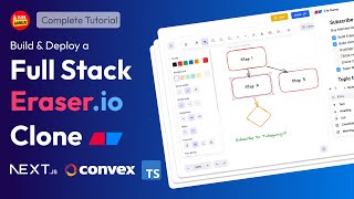 Build amp Deploy NextJs Eraserio App Clone  Full Stack React App  Convex Typescript Tailwind Css [upl. by Ociral509]