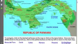 Panama Mapmp4 [upl. by Keel]