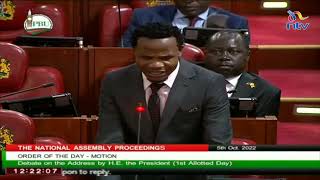 Madam Speaker Sir Laughter as MP Peter Salasya makes first speech in Parliament [upl. by Tamarah136]