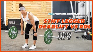 Stiff Legged Deadlift vs RDL Tips [upl. by Joash]