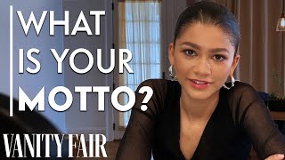 Zendaya Answers Personality Revealing Questions  Proust Questionnaire  Vanity Fair [upl. by Gus780]