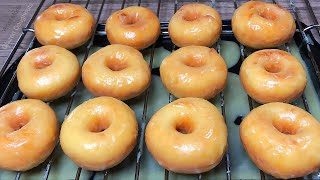 Soft GLAZED DONUTS  DOUGHNUTS  Sweet Glaze [upl. by Enivid]