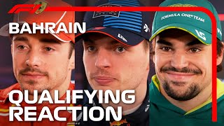 Drivers PostQualifying Reaction  2024 Bahrain Grand Prix [upl. by Ynneb]