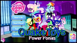 Power Ponies My Little Pony Story App Zapp Mistress MareVelous Hum Drum Saddle Rager [upl. by Natty]