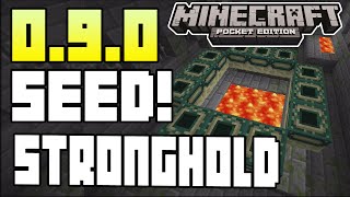 Minecraft Pocket Edition  090 UPDATE  STRONGHOLD SEED  END PORTAL  MORE [upl. by Neerak]