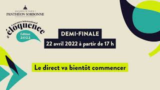 Concours international déloquence 2022  la demifinale [upl. by Josi]