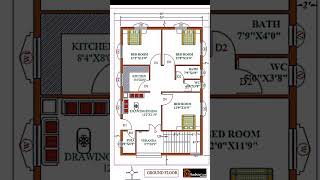 30x40 East Facing House Plan  Vastu Tips for East Facing Homes [upl. by Heaps]