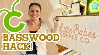 CRICUT BASSWOOD HACK Cut Oversized Wooden Names With Cricut [upl. by Hassett]