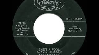 1963 HITS ARCHIVE She’s A Fool  Lesley Gore 45 single version [upl. by Wivinah650]