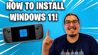 How To Install Windows 11 on Steam Deck Not Dual Boot [upl. by Macri732]