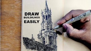 How to Sketch Buildings Like an Architect [upl. by Merc]