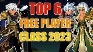 AQW Top 6 Free Player Classes 2023 [upl. by Palm]