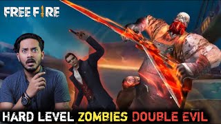 Free Fire Hard Level Zombie Double Evil Survival Hunt 🤯  Bloody Satya Gaming [upl. by Atirec]