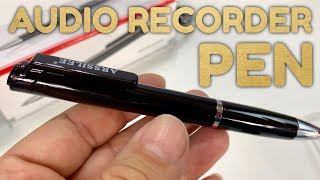 Digital Audio Recorder Spy Pen by Arssilee Review [upl. by Ahker]