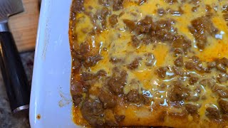 EASY Beef amp Cheese Enchiladas  Chili Gravy Recipe [upl. by Gareth]