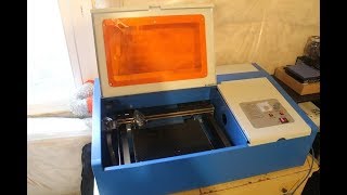 K40 40 Watt Laser Cutter Engraver Overview and Mods [upl. by Duck]