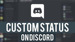 Discord Custom Status How To Use The NEW Discord Custom Status Feature [upl. by Dadelos48]