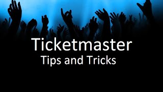 Ticketmaster Tips and Tricks  Ticket Crusader [upl. by Kaya411]