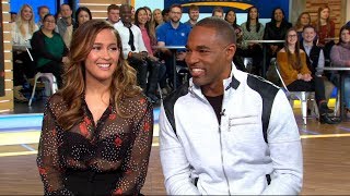 Jason George and Jaina Lee Ortiz dish on Greys Anatomy spinoff Station 19 [upl. by Itirahc]