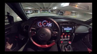 2018 Subaru BRZ tS  POV Night Drive [upl. by Reppart]