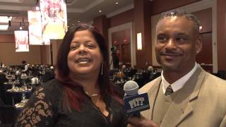 Aaron Donalds Parents at 2013 Bronko Nagurski Trophy Ceremony  PittLiveWire [upl. by Annal228]