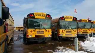 Bus 5 Backing Out of the Garage [upl. by Ruhtracam960]