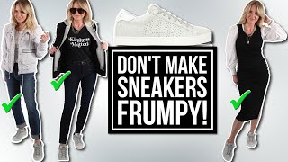 5 Ways to Style Your Sneakers Over 40 Without Looking FRUMPY [upl. by Anna]