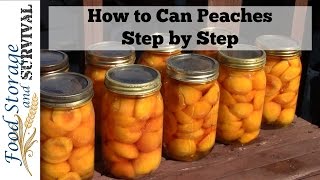 How to Can Peaches Step by Step [upl. by Sonaj]