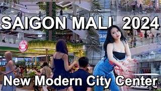 Ho Chi Minh City 🇻🇳 Amazing Saigon Mall Vietnam City Center Walking Tour [upl. by Anilas863]