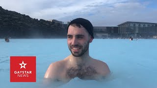 Dip your toes in Icelands thermal baths on gay and LGBTI Rainbow Reykjavík tours [upl. by Ydassac659]