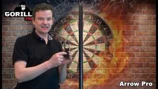 Gorilla Arrow Pro Dartboard Stand Caddy Demo amp Instructions [upl. by Ellary918]