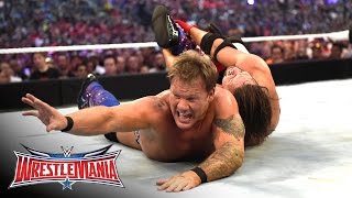 AJ Styles vs Chris Jericho WrestleMania 32 on WWE Network [upl. by Citron]