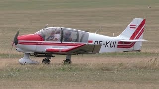 Robin DR400180R Remorqueur landing at Airfield Spitzerberg  OEKUI [upl. by Jeffie]