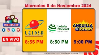 Lotería Nacional LEIDSA y Anguilla Lottery en Vivo 📺│Miércoles 6 de Noviembre 2024  855 PM [upl. by Aidas]