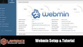 Webmin Install Setup amp Tutorial and a brief comparison to Cockpit at the end [upl. by Amian]