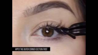 Apply Ardell Lashes Using Chocolate False Lashes [upl. by Hike]