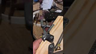 How to make a shotgun trigger and hammer [upl. by Attelrak]