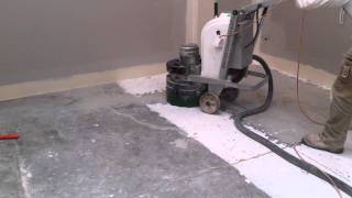 Paint removal with concrete grinder [upl. by Conard196]