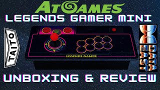 AtGames Legends Gamer Mini Console 50 quotArcadequot joystick [upl. by Mallissa]