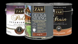 ZAR® Deck amp Siding SemiTransparent Stain [upl. by Nnaasil]