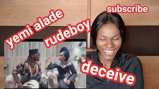 Yemi Alade ft Rudeboy ‐Deceive Reaction [upl. by Laurens]