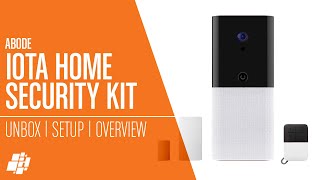 The Abode Iota Home Security Kit  Loud Pro Alarm System With Style [upl. by Charita902]