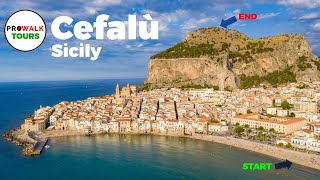 Cefalù Sicily Walking Tour  4K with Captions  Prowalk Tours [upl. by Sansone]